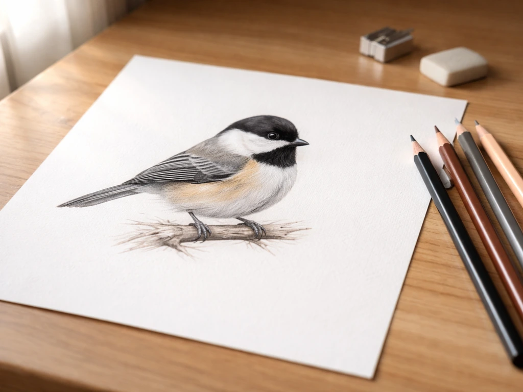 How to Draw the Massachusetts State Bird Step by Step