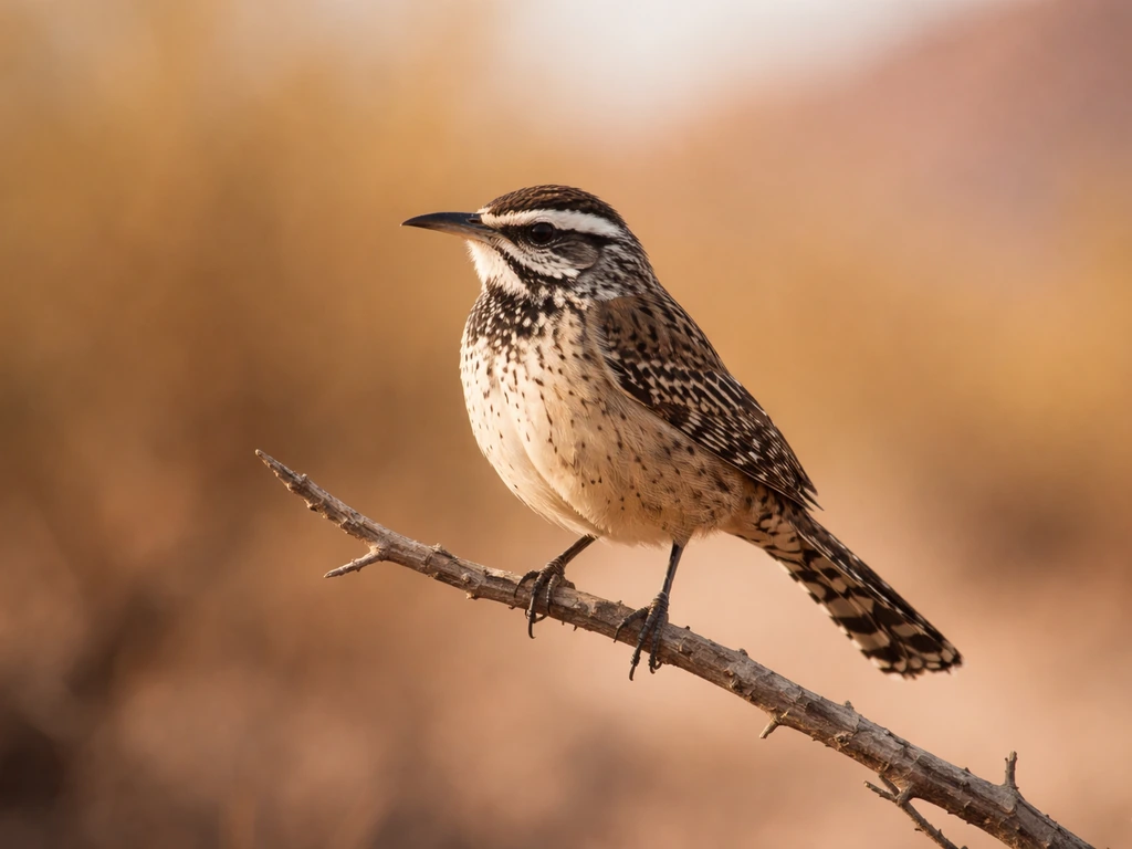 How to Draw Arizona State Bird Cactus Wren Step by Step